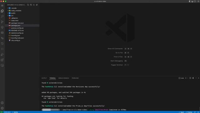 VueVentus CLI Installation of the SPA stack with Vue 3, Typescript, Tailwind CSS, Fa, GSAP & PrismJ смотреть онлайн