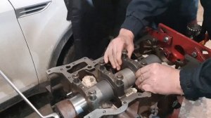 Исправление геометрии постели вкладышей коленвала притиром