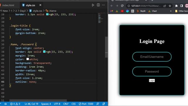 Login Page Using HTML and CSS || login page form || Vikash Speaks. смотреть онлайн