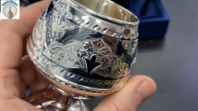 Кубачинские серебряные бокалы "Граф" (english subtitles) смотреть онлайн