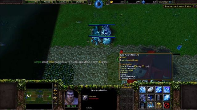 Warcraft 3 - Castle Fight смотреть онлайн