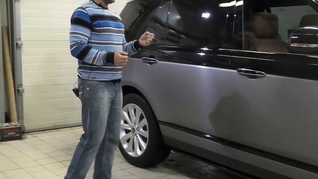Range Rover. Полировка и оклейка капота смотреть онлайн