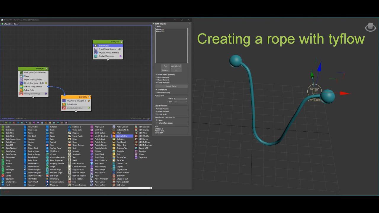 Dark Max № 52 - Creating a rope with tyflow смотреть онлайн