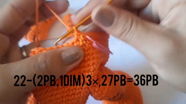 parte3-tigre titi amigurumi, passo a passo❤