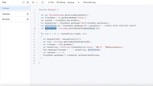 Google Apps Script - Back Up Google Drive Files смотреть онлайн