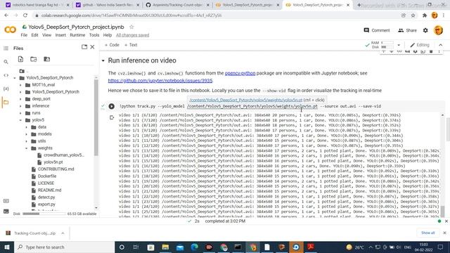 Tracking and counting object yolov5 Deep short смотреть онлайн