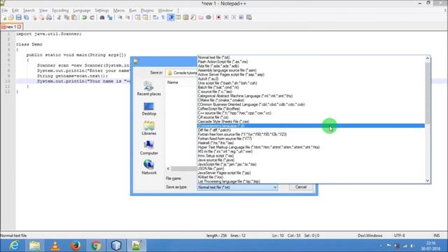 Java tutorial # console application 1. How to take input from a user using scanner class смотреть онлайн