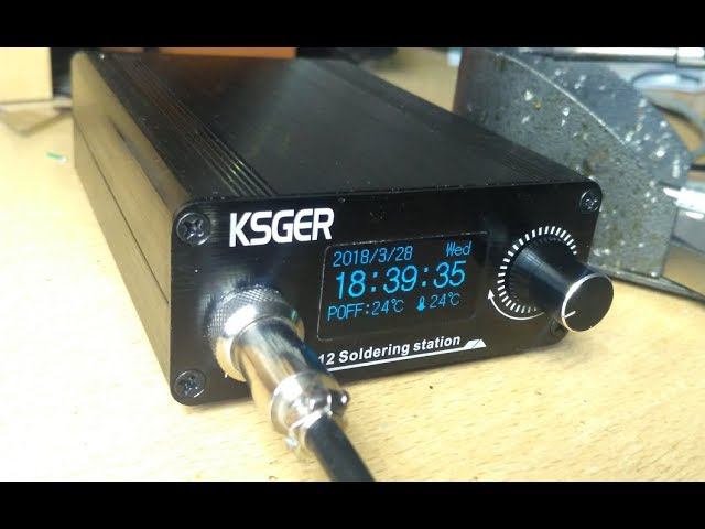 Паяльная станция Ksger T-12 обзор или Hakko T12 смотреть онлайн