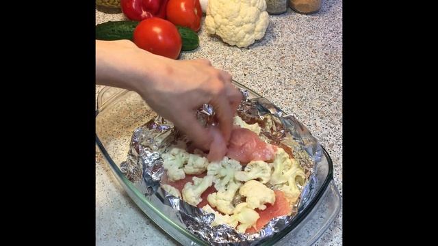Запеканка из цветной капусты с куриной грудкой: рецепт от Foodman.club смотреть онлайн