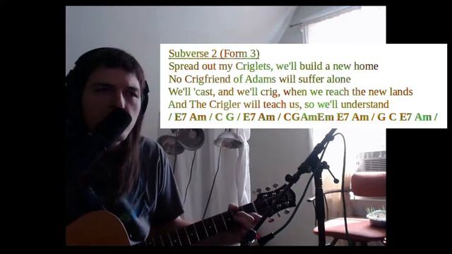 Original - Crigler Song 1- With Lyrics and Chords смотреть онлайн