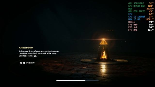 Assassin's Creed Odyssey i3 10100f RX580 8GB Benchmark смотреть онлайн