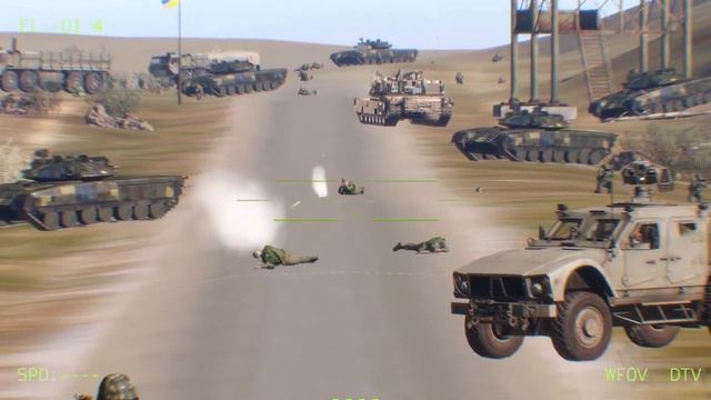 Fierce battle! Advanced Russian Laser Tank Destroys Horde of Ukrainian Tanks at Its Base смотреть онлайн