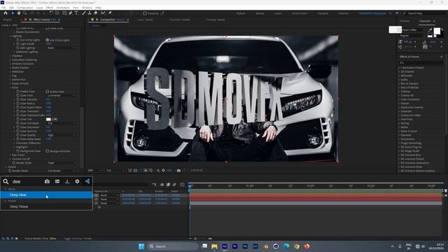 How to Create 3D Text Animation in Element 3D x After Effects Tutorial смотреть онлайн