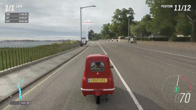 DOING THE LONGEST RACE IN FH4 WITH A STOCK PEEL P50 - Forza Horizon 4 PC Gameplay смотреть онлайн