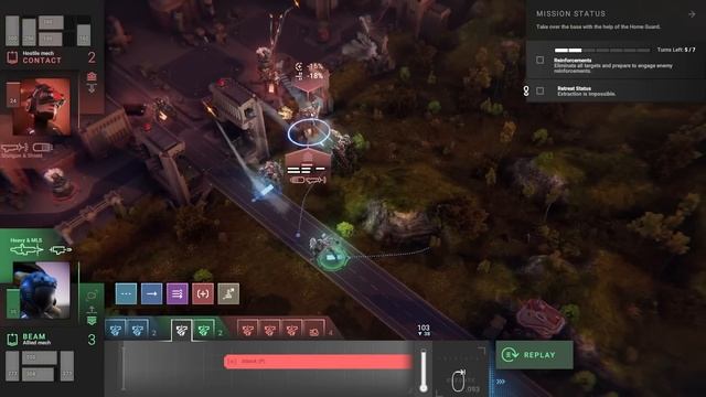 XCOM but you're a rebellion using mechs and time machines - Phantom Brigade смотреть онлайн