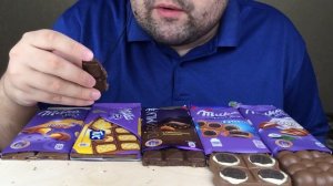 ASMR MILKA CHOCOLATE PARTY (Relaxing Eating Sounds) Mukbang *NO TALKING*
