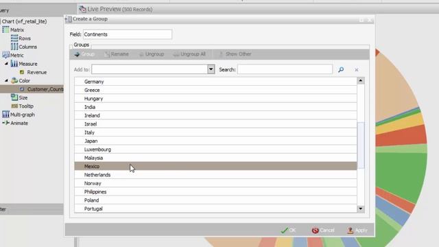 WebFOCUS 8.2 BUE Customizing Content: Dynamic Grouping смотреть онлайн