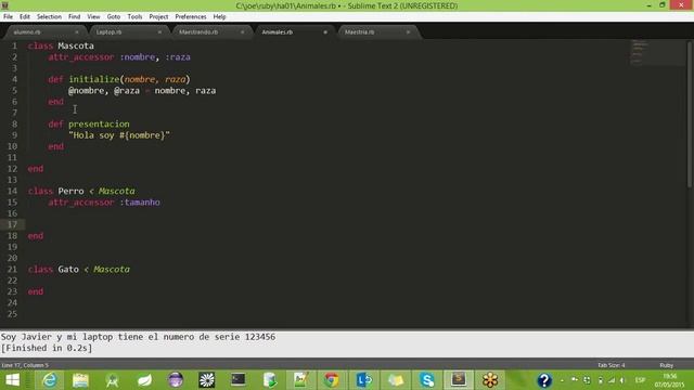 Revisión de Programación Orientada a Objetos con Ruby смотреть онлайн