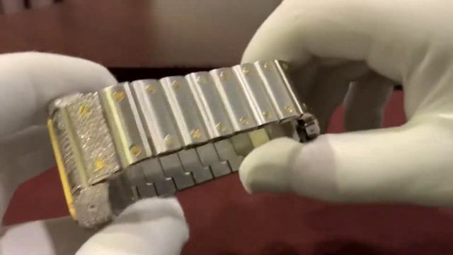 Оригинальные часы Cartier Santos 100 смотреть онлайн