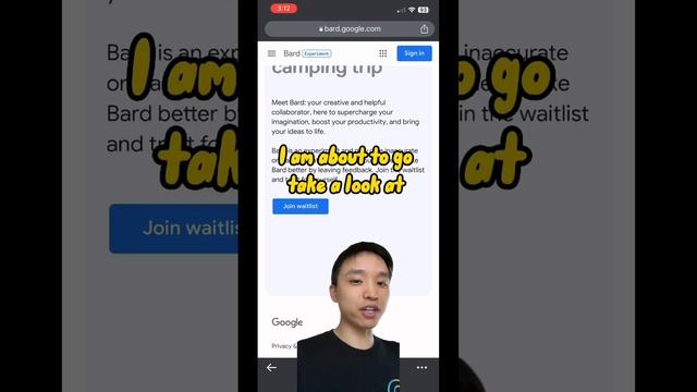 Off waitlist for google Bard. Can it be worse than Bing Chat? #googlebard #bard #chatgpt #bingchat смотреть онлайн
