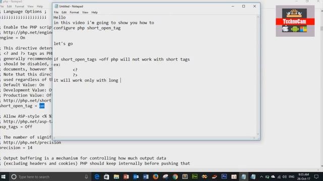 How to configure php short_open_tags with WAMP Server смотреть онлайн