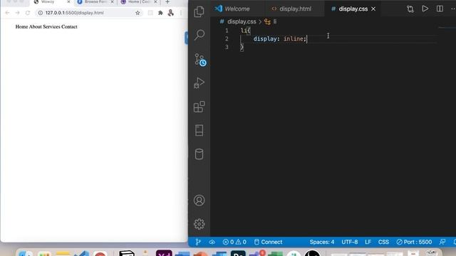 Building A Navigation Bar Using CSS Display Properties смотреть онлайн