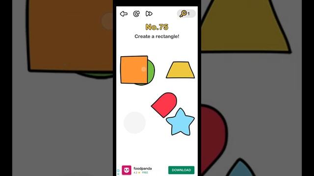 Brain out level 75 create a rectangle walkthrough solution смотреть онлайн