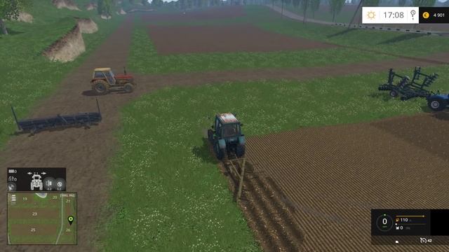 Т-150 на пашне - ч23 Farming Simulator 2015 смотреть онлайн