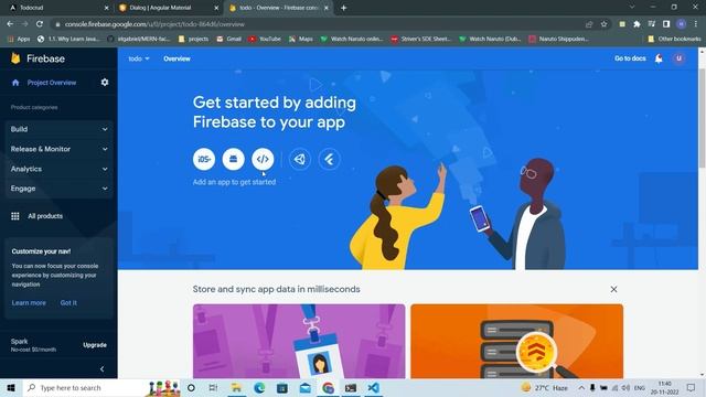 Angular & Firebase Todo CRUD Application смотреть онлайн
