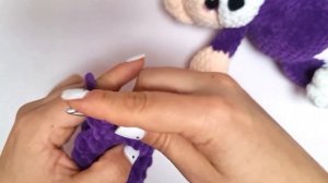 Подробное описание Мишка в пижаме с колпаком|ЧАСТЬ 3 колпак и оформление| вязание игрушки амигуруми