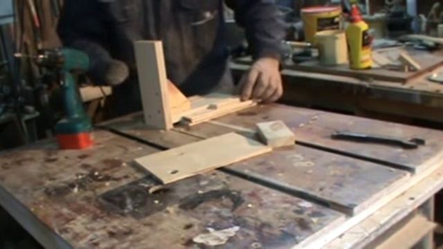 Шип-паз. Приспособление для циркулярки. смотреть онлайн