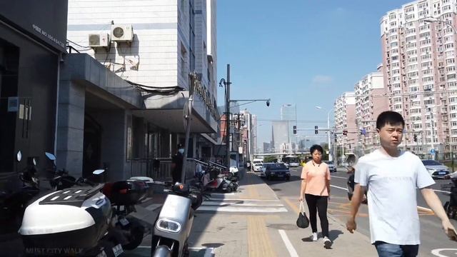 [4K] Daytime walk in Chaoyang Road. Beijing China смотреть онлайн
