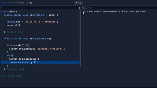 AP CS A - How to Traverse through a String using Recursion - JAVA смотреть онлайн