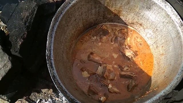 Супчик не Хашлама и не шурпа, а суп имени Вано на костре )))))