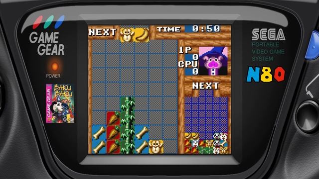 Baku Baku Animal Gameplay // Sega Game Gear смотреть онлайн