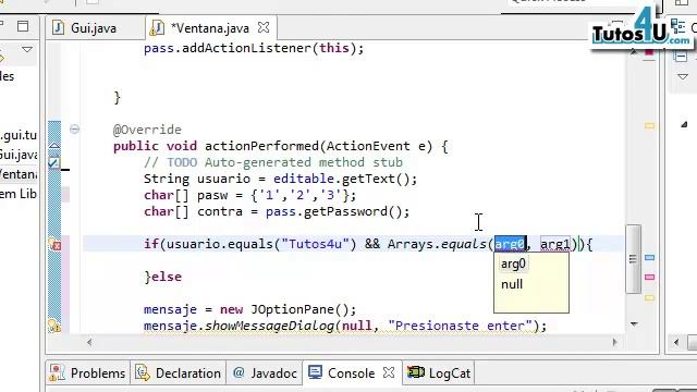 GetText y GetPassword. Tutorial 48. Curso de Programación Java en Español. смотреть онлайн