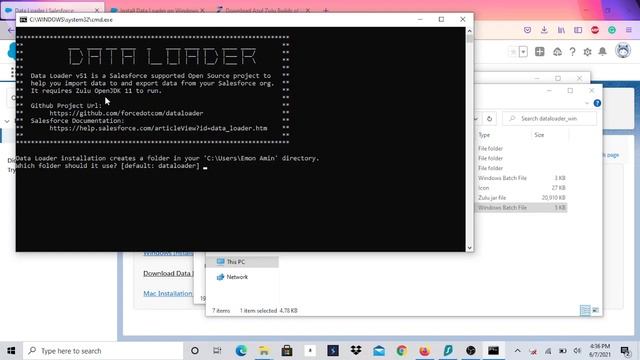 Salesforce: Installing Data Loader on Windows. смотреть онлайн