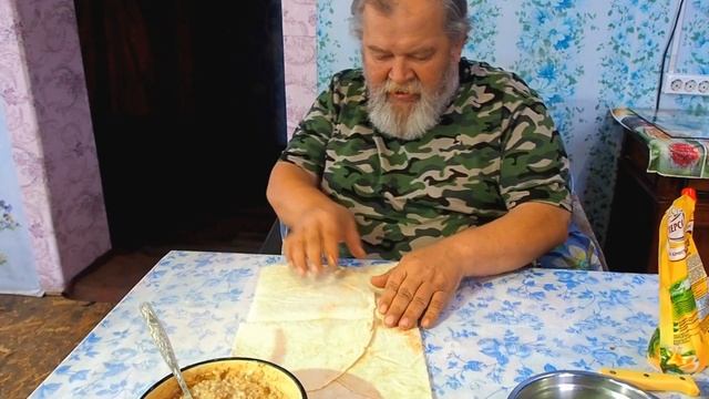 Лаваш в каше или каша в лаваше Я еще не придумал этому блюду название Но получилось вкусно ! смотреть онлайн