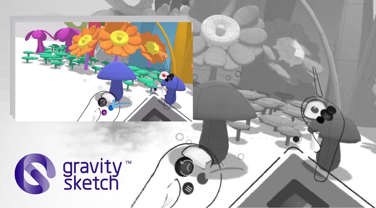 Gravity Sketch VR. Мастер-класс. Туториал. Поляна. смотреть онлайн