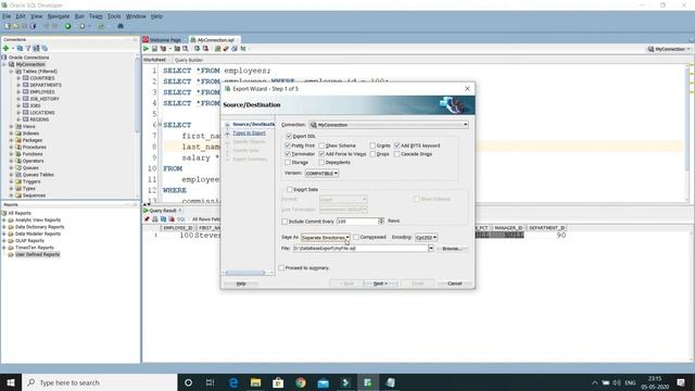 How to export DDL scripts in SQL developer ? || Oracle SQL Developer Tutorial смотреть онлайн