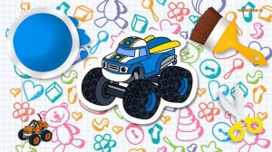 Вспыш и чудо машинки . Раскрашиваем треки.