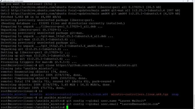 Setting up Ansible and Github смотреть онлайн