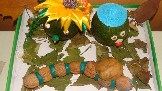 Поделки на тему Золотая Осень. Большая подборка идей для вдохновения. смотреть онлайн