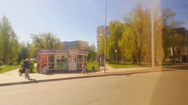 МОЛОДЕЧНО.Поездка на автобусе МАЗ-103.465 Гос.№ АМ 2774-5 маршрут №4 (05.05.2022) смотреть онлайн