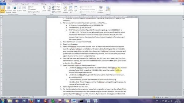 How To Set Up The Edimax WiFi Range Extender