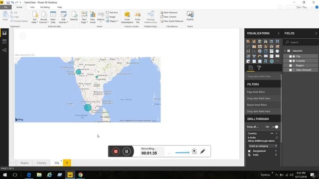 session 7 power bi | drill through report in Power bi смотреть онлайн