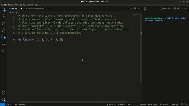 3.1 Listas en Python | Aprende Python desde 0 смотреть онлайн