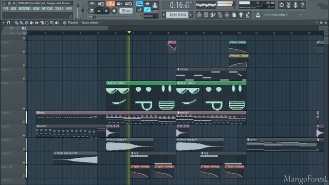 ROBLOX Finn McCool, :P and Braces Face - MIDI Art Song смотреть онлайн