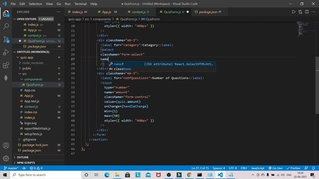 Build a Quiz App in React JS using Context | React JS Beginner Project смотреть онлайн