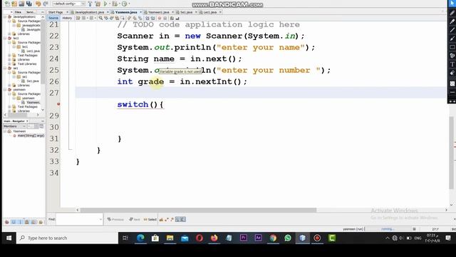 شرح لغة جافا فيديو (13) switch смотреть онлайн